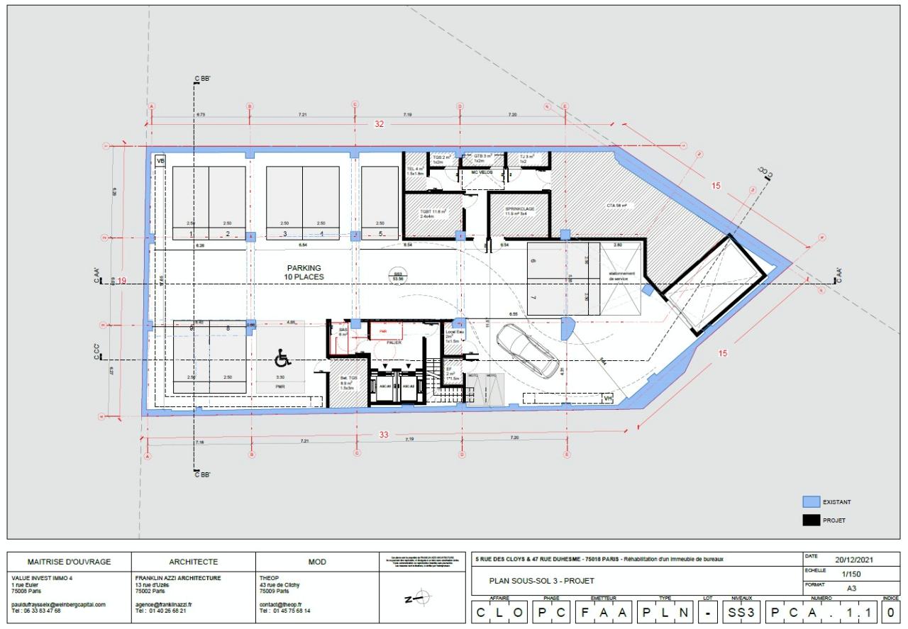Bureau Paris 3710m² Location bureau Paris OLBUR2107091 51